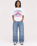 Mockup Boxy Heavyweight Tee White female full-body 15