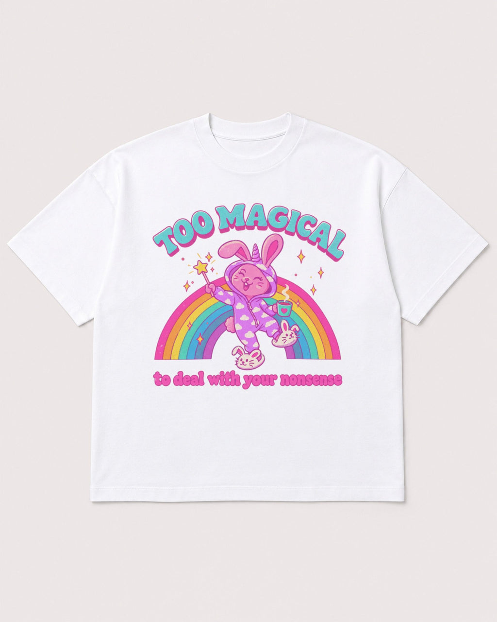 Mockup Boxy Heavyweight Tee White product