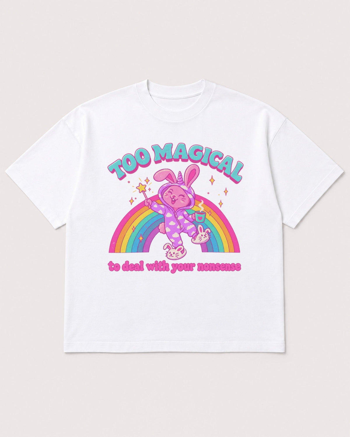 Mockup Boxy Heavyweight Tee White product