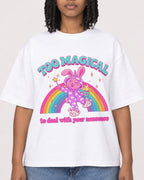 Mockup Boxy Heavyweight Tee White female close-up 15