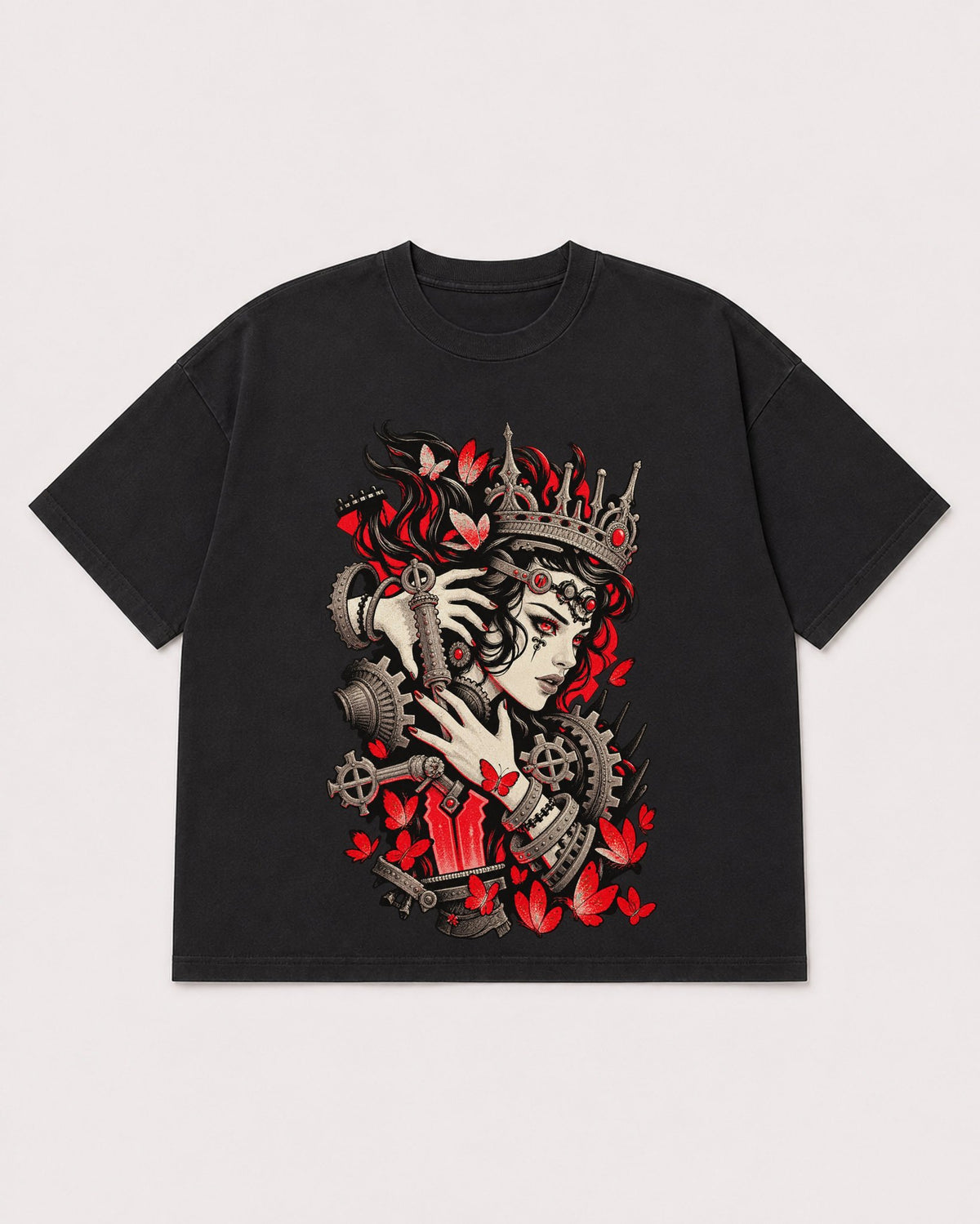 Mockup Boxy Heavyweight Tee Black product