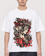 Mockup Boxy Heavyweight Tee White male close-up 01