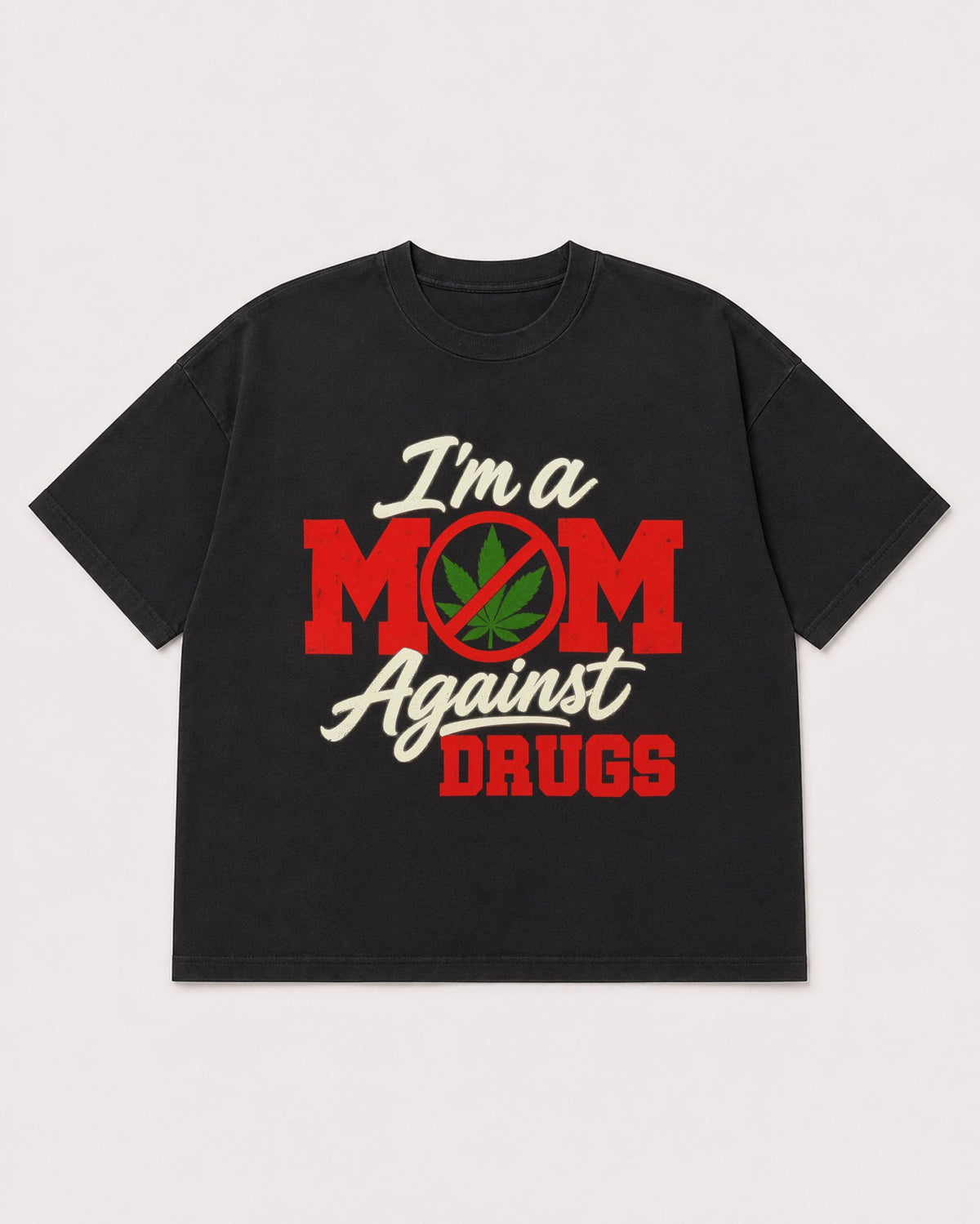 Mockup Boxy Heavyweight Tee Black product