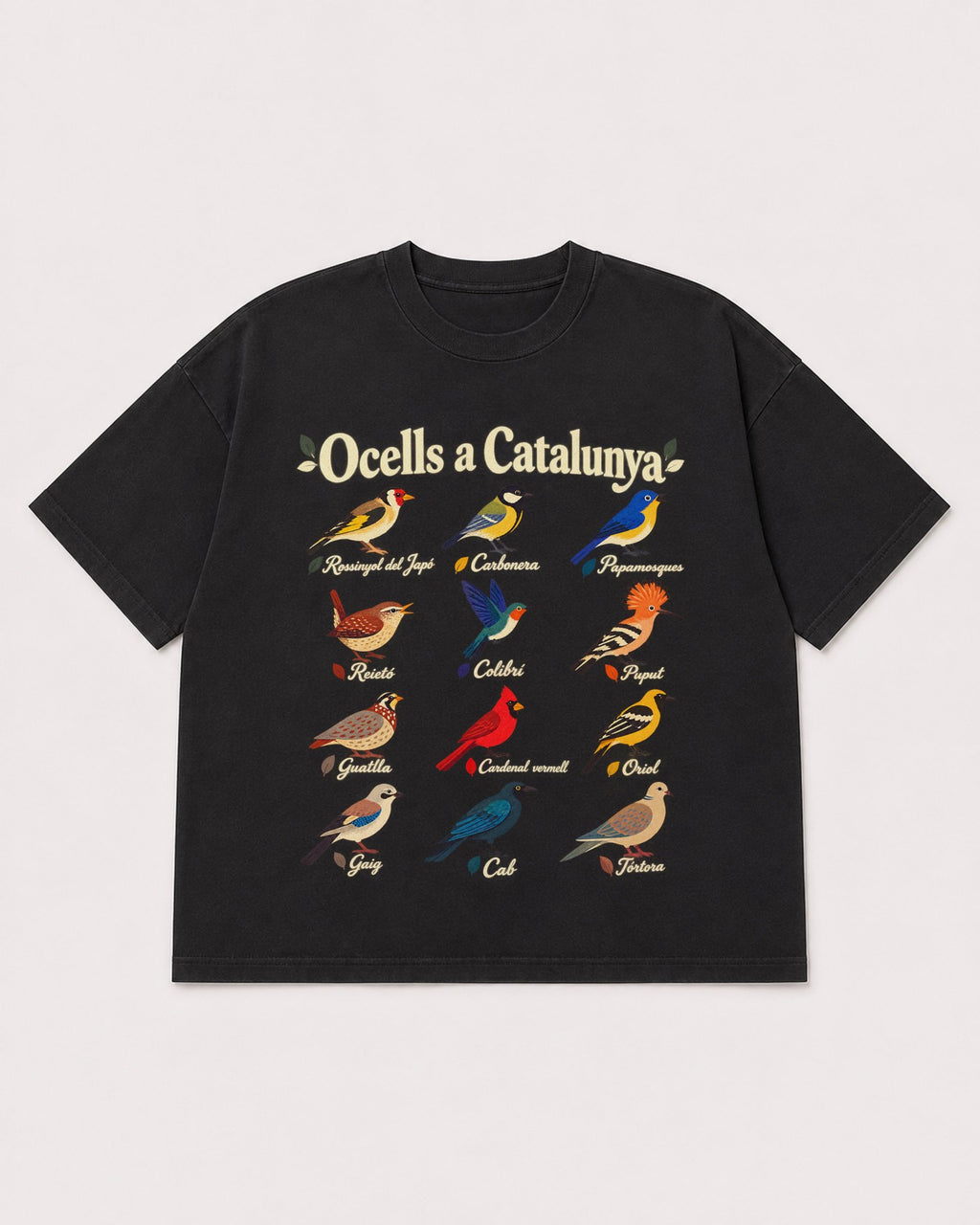 Mockup Boxy Heavyweight Tee Black product