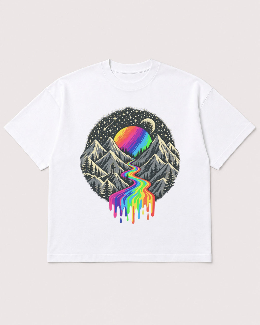 Mockup Boxy Heavyweight Tee White product