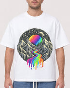 Mockup Boxy Heavyweight Tee White male close-up 08