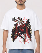 Mockup Boxy Heavyweight Tee White male close-up 02