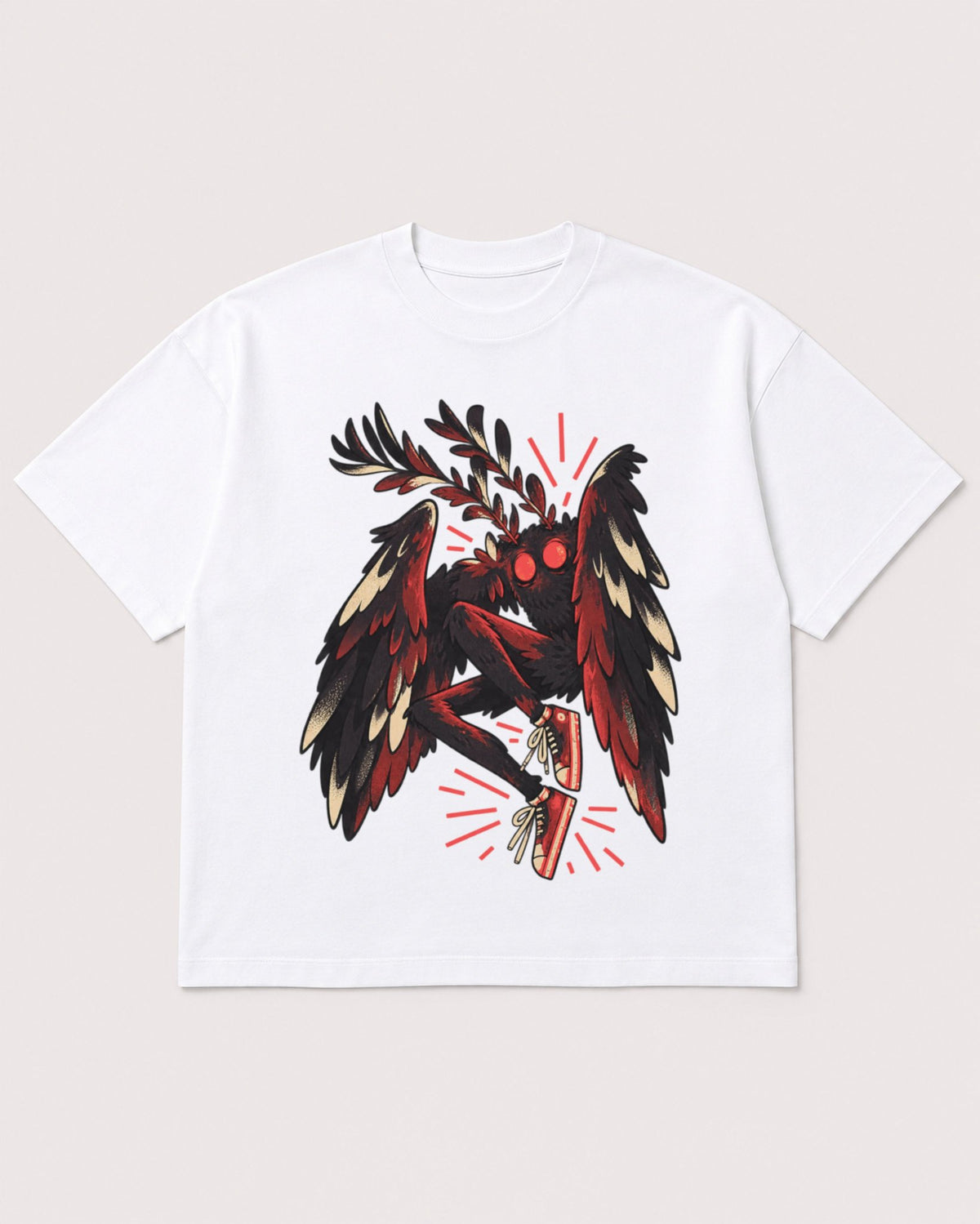 Mockup Boxy Heavyweight Tee White product