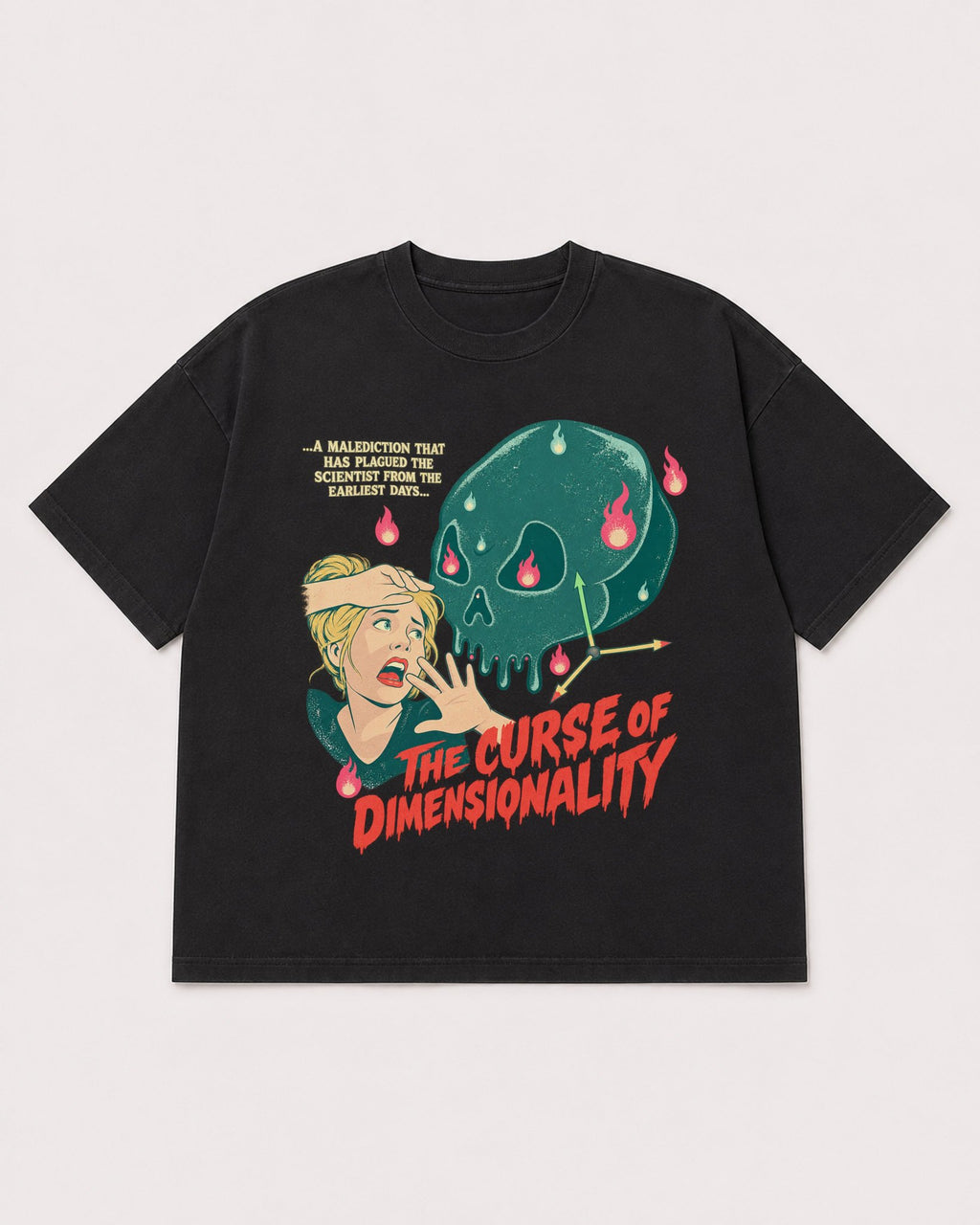 Mockup Boxy Heavyweight Tee Black product