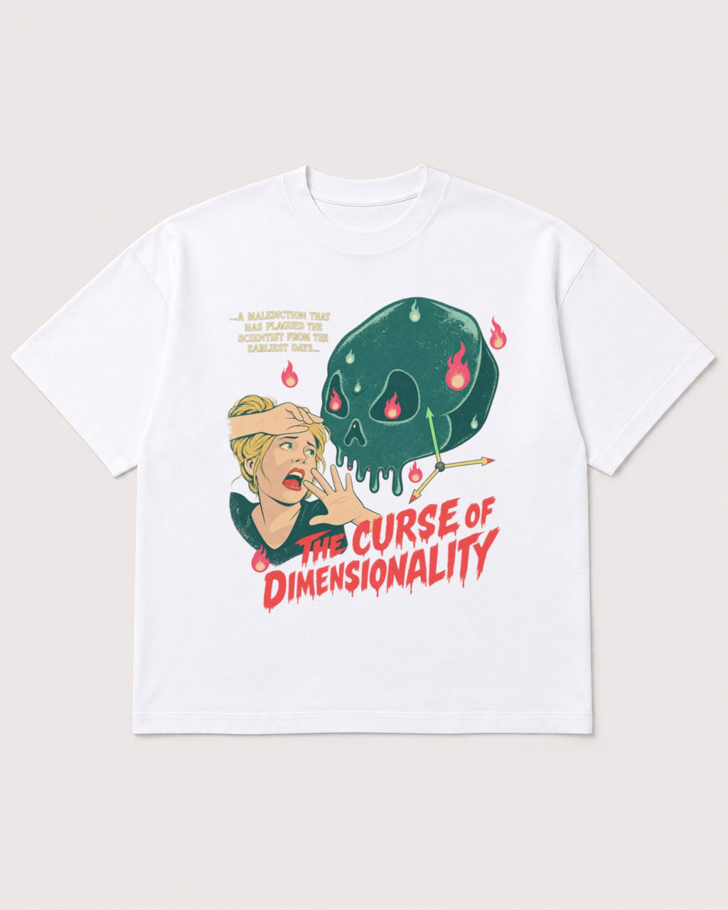 Mockup Boxy Heavyweight Tee White product