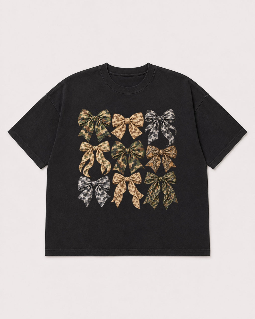 Mockup Boxy Heavyweight Tee Black product
