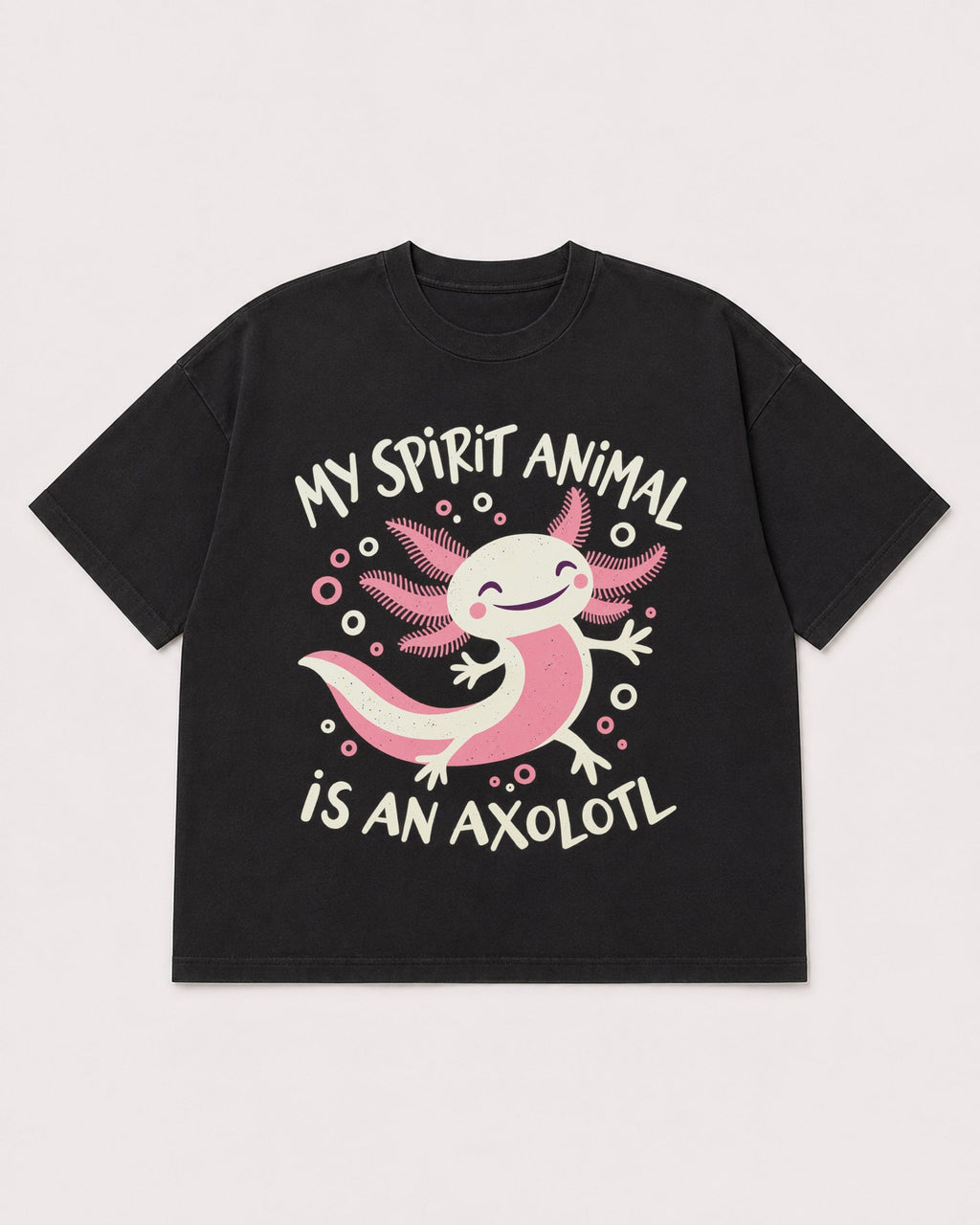Mockup Boxy Heavyweight Tee Black product