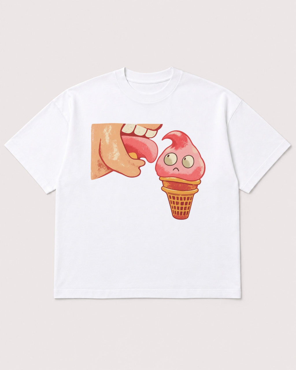 Mockup Boxy Heavyweight Tee White product