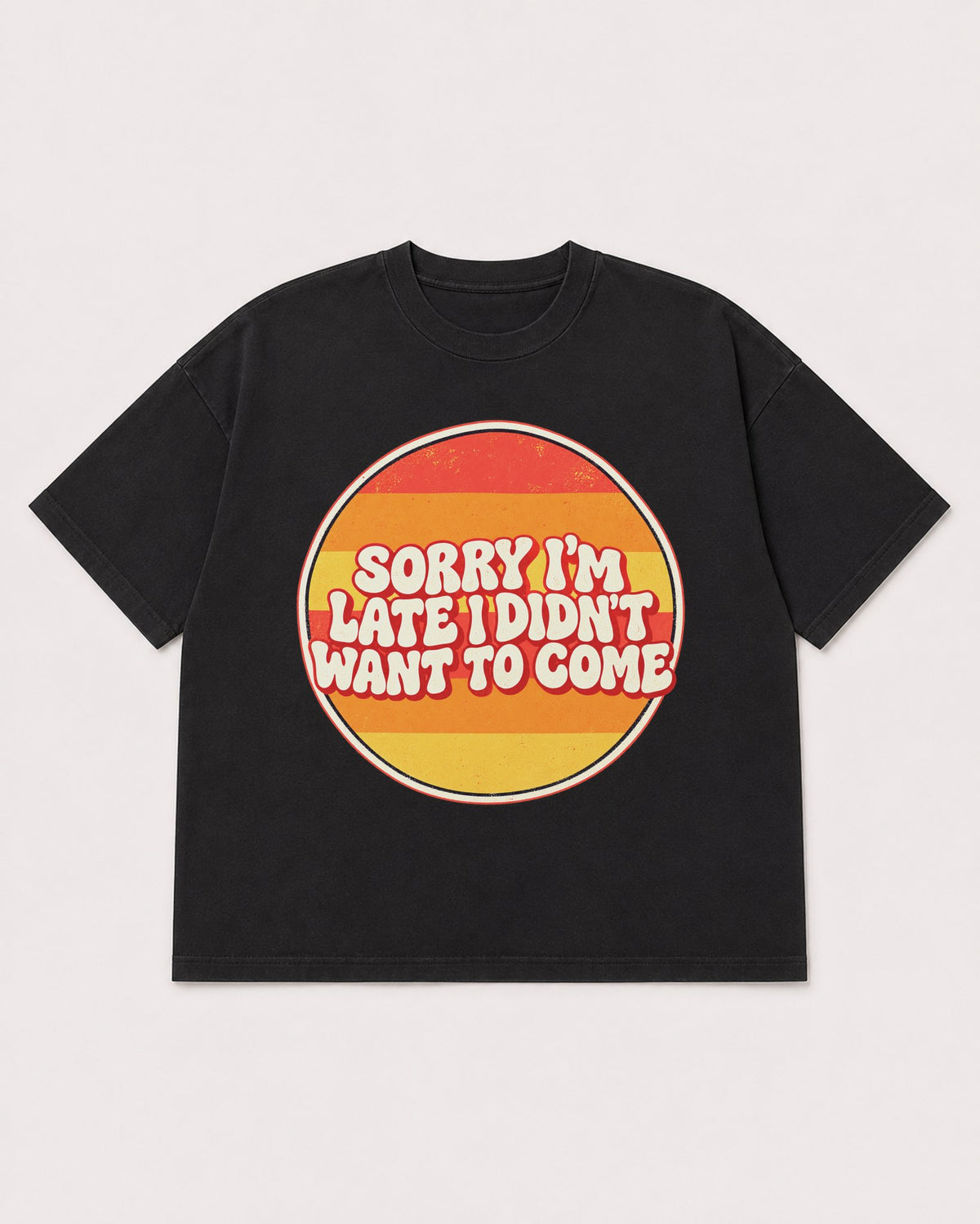 Mockup Boxy Heavyweight Tee Black product