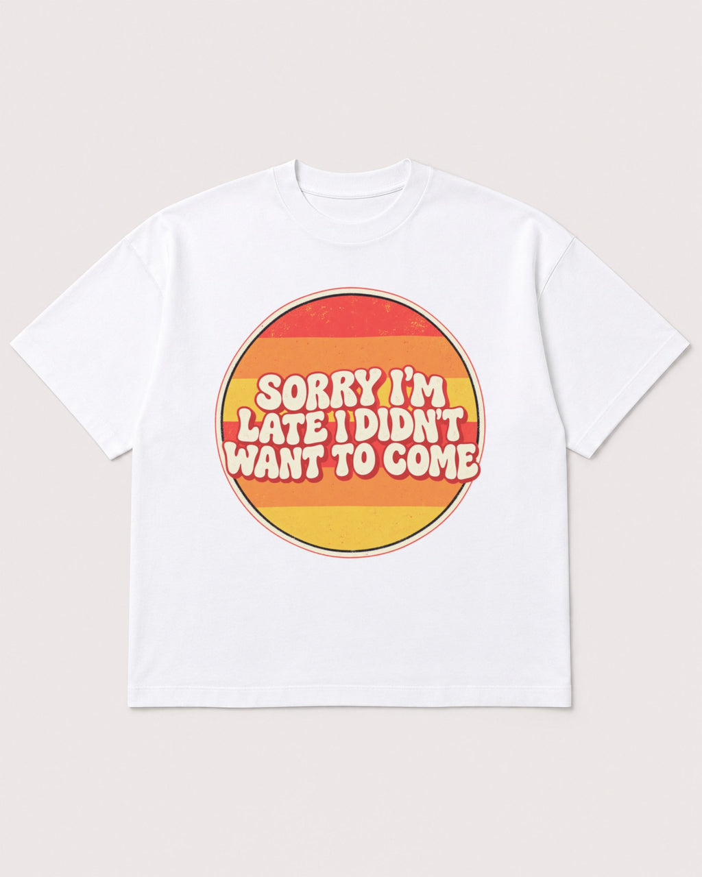 Mockup Boxy Heavyweight Tee White product