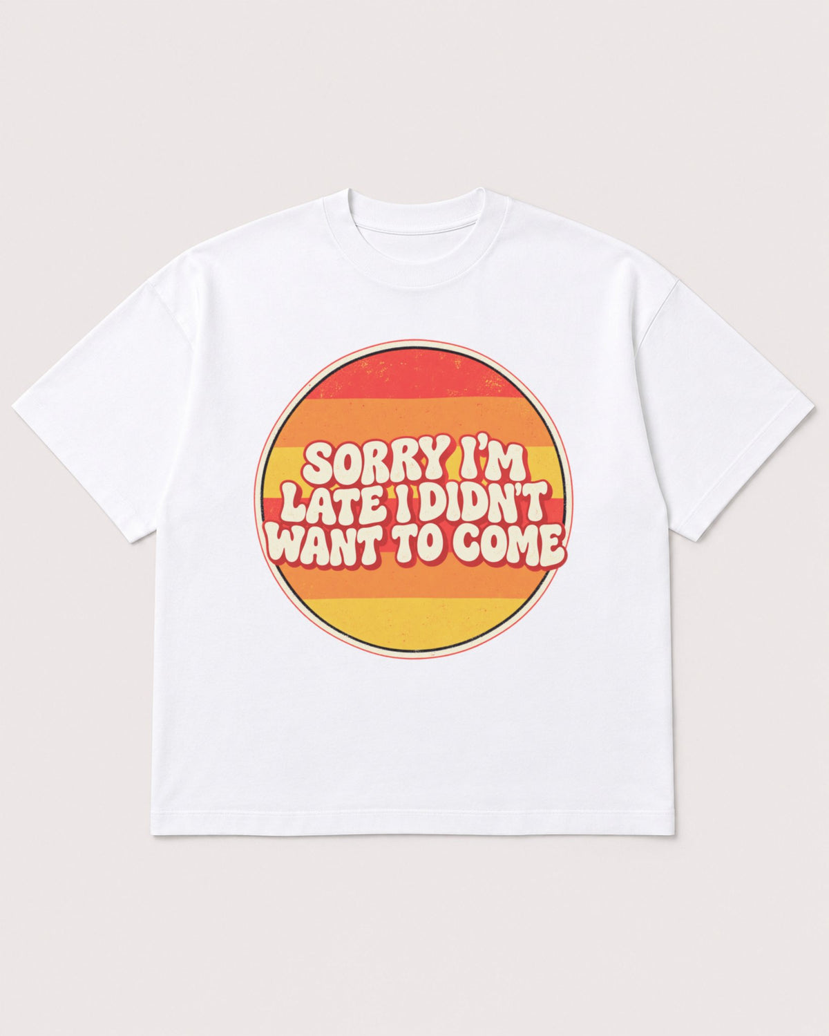 Mockup Boxy Heavyweight Tee White product