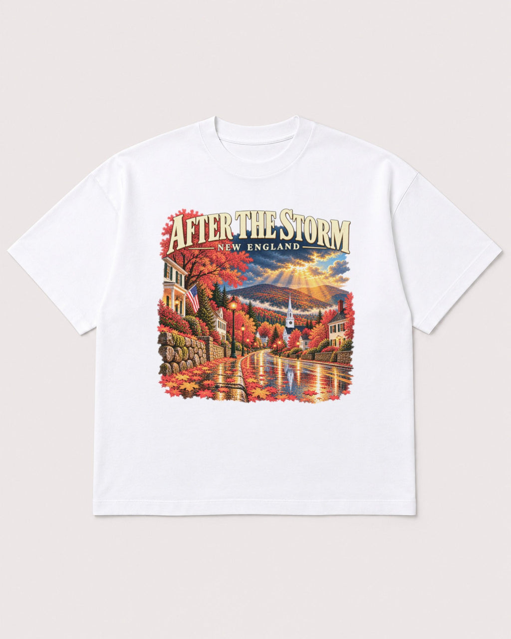 Mockup Boxy Heavyweight Tee White product