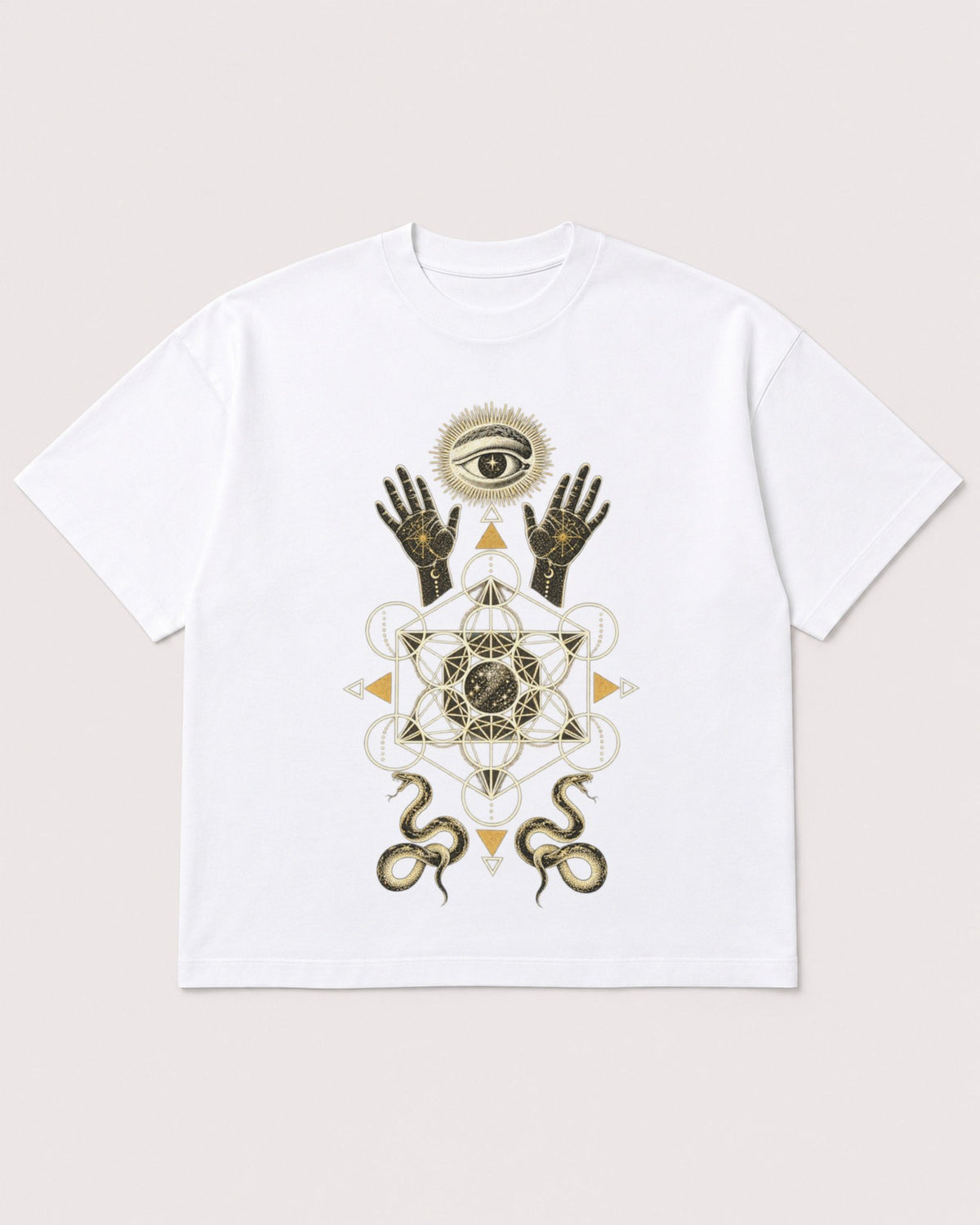 Mockup Boxy Heavyweight Tee White product