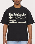 Mockup Boxy Heavyweight Tee Black male close-up 05