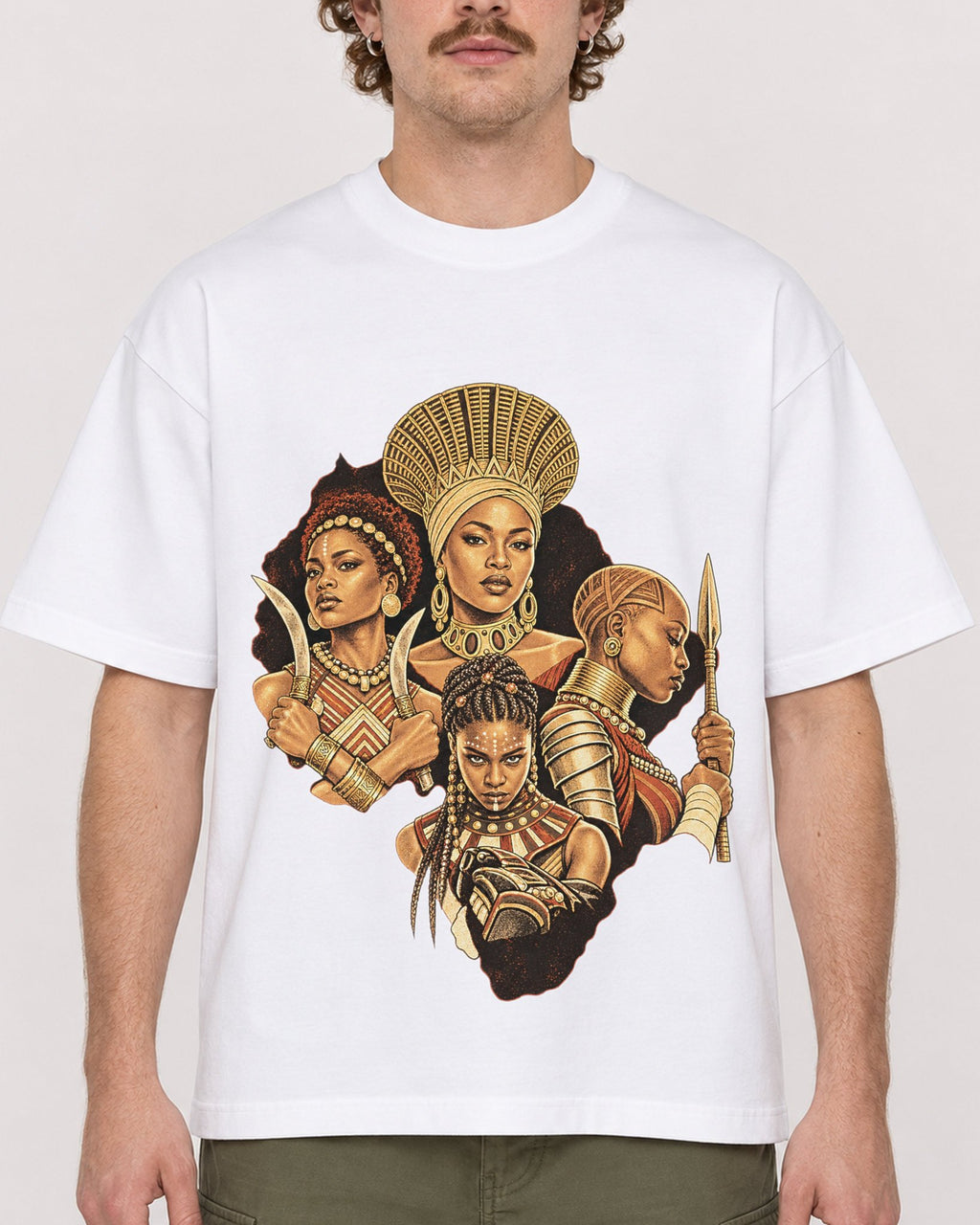 Mockup Boxy Heavyweight Tee White male close-up 09