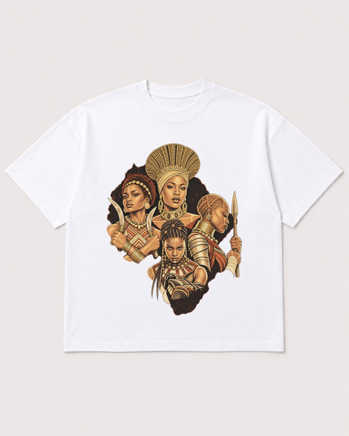 Mockup Boxy Heavyweight Tee White product