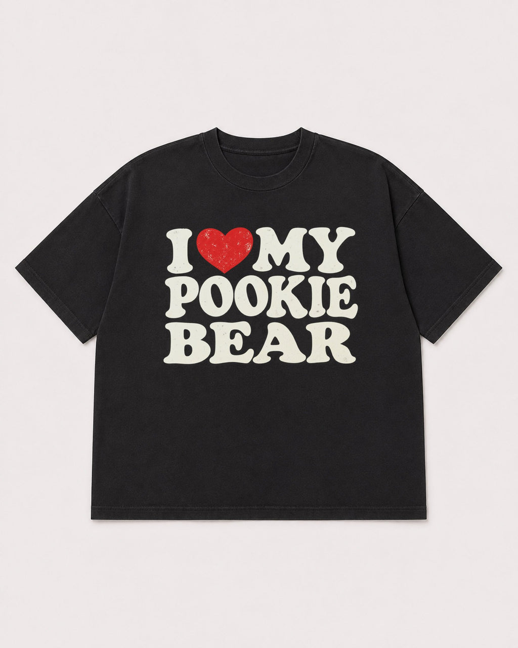 Mockup Boxy Heavyweight Tee Black product