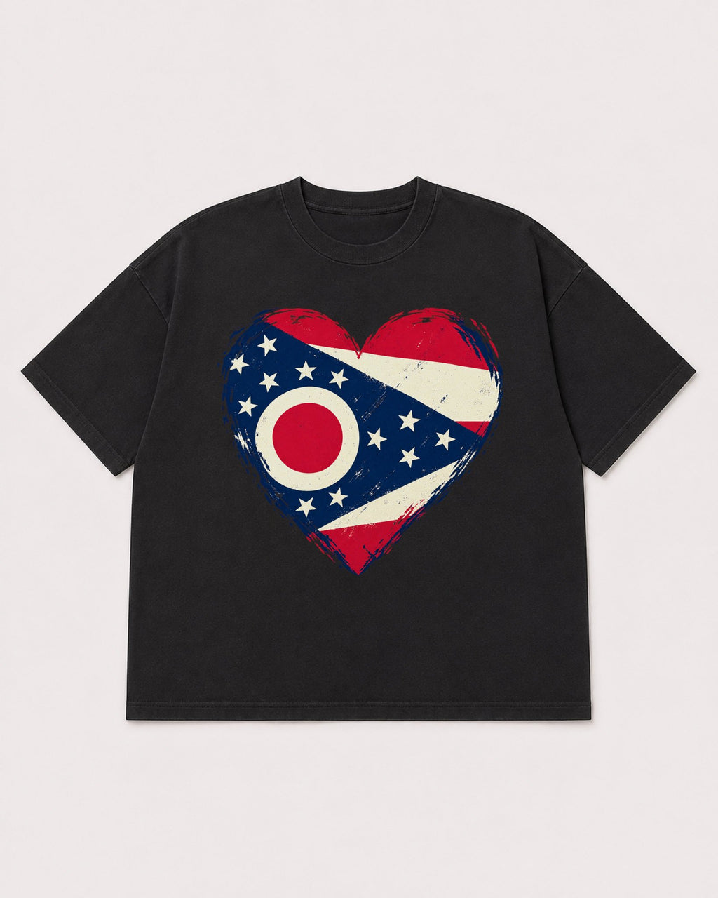 Mockup Boxy Heavyweight Tee Black product