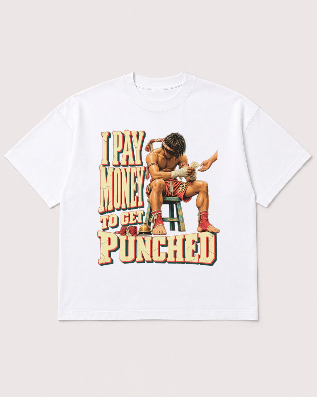 Mockup Boxy Heavyweight Tee White product