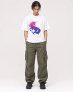 Mockup Boxy Heavyweight Tee White female full-body 17
