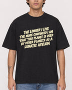 Mockup Boxy Heavyweight Tee Black male close-up 06