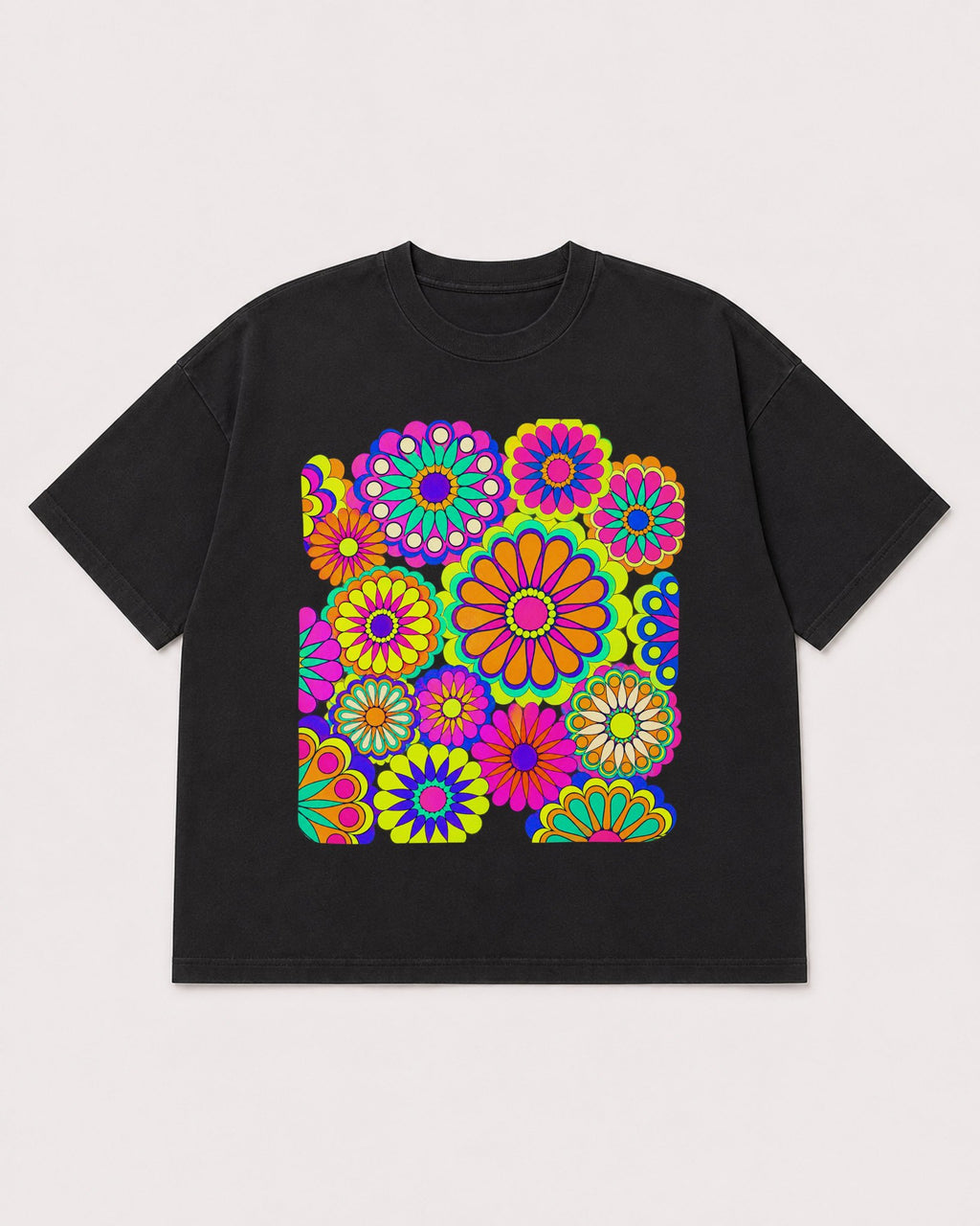 Mockup Boxy Heavyweight Tee Black product