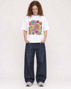Mockup Boxy Heavyweight Tee White female full-body 09