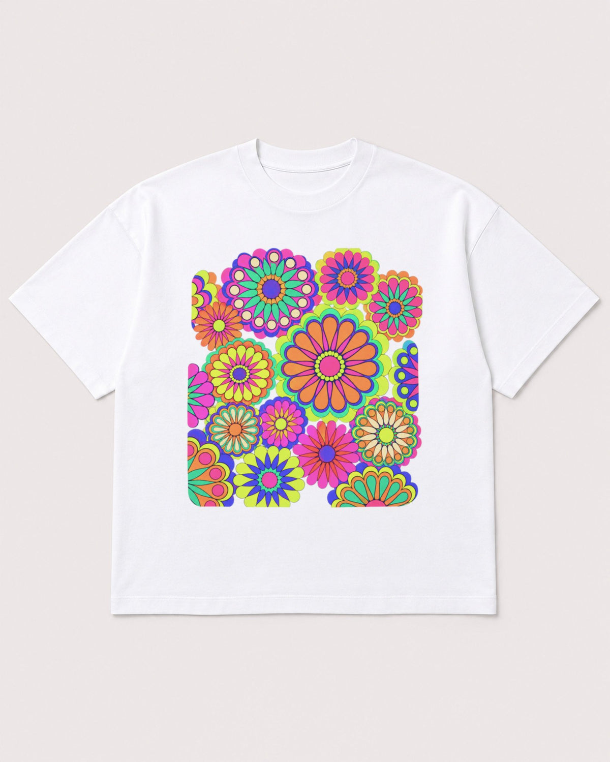 Mockup Boxy Heavyweight Tee White product