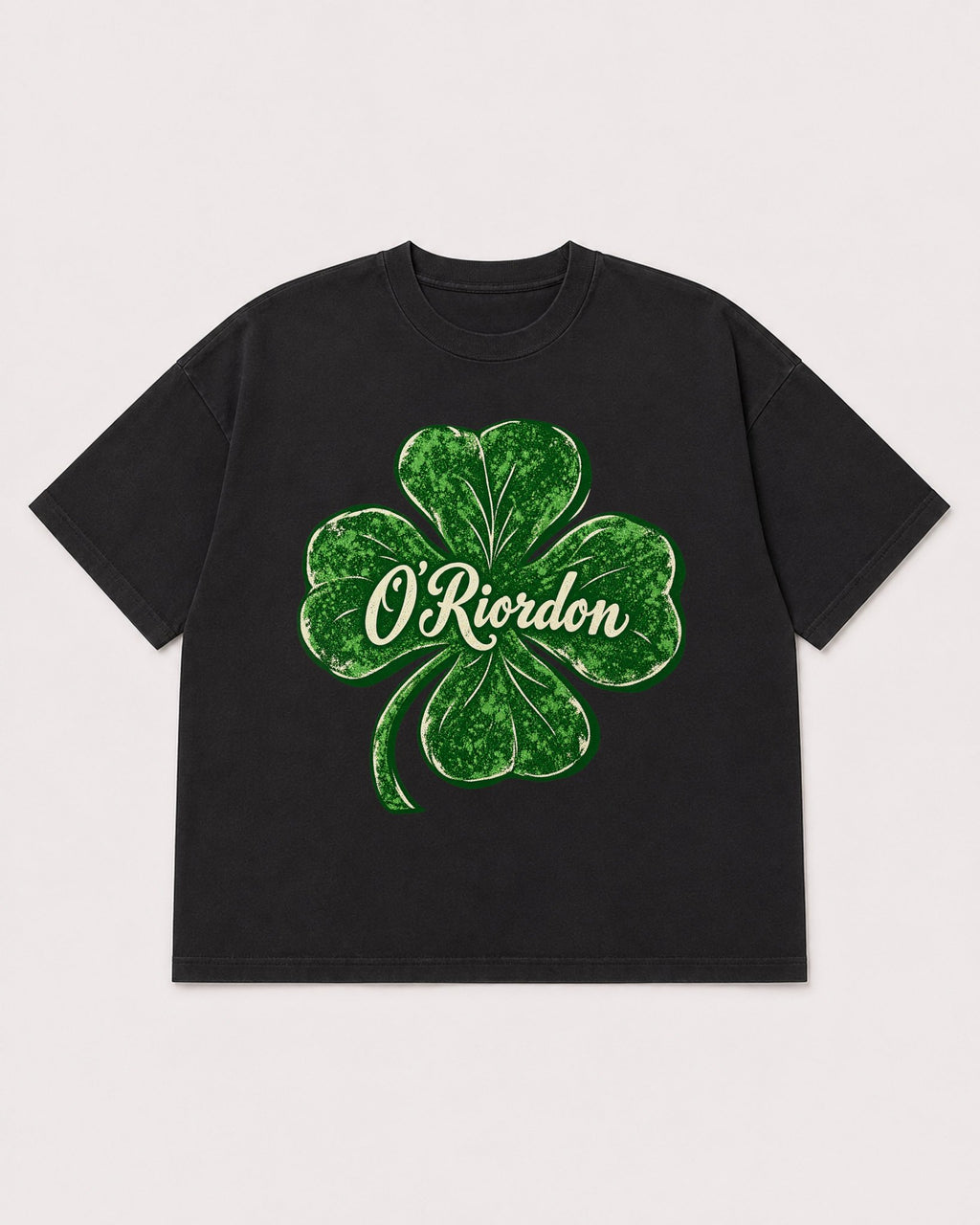 Mockup Boxy Heavyweight Tee Black product