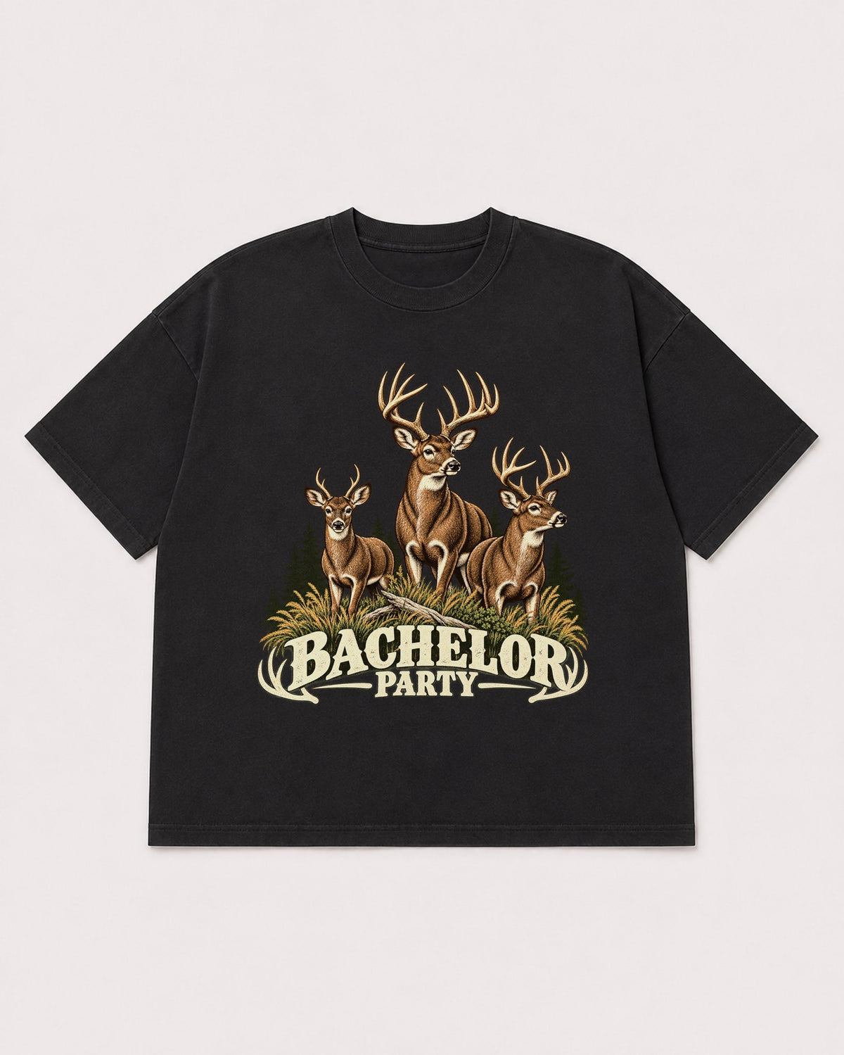 Mockup Boxy Heavyweight Tee Black product