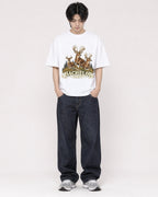 Mockup Boxy Heavyweight Tee White male full-body 11