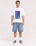 Mockup Boxy Heavyweight Tee White male full-body 08