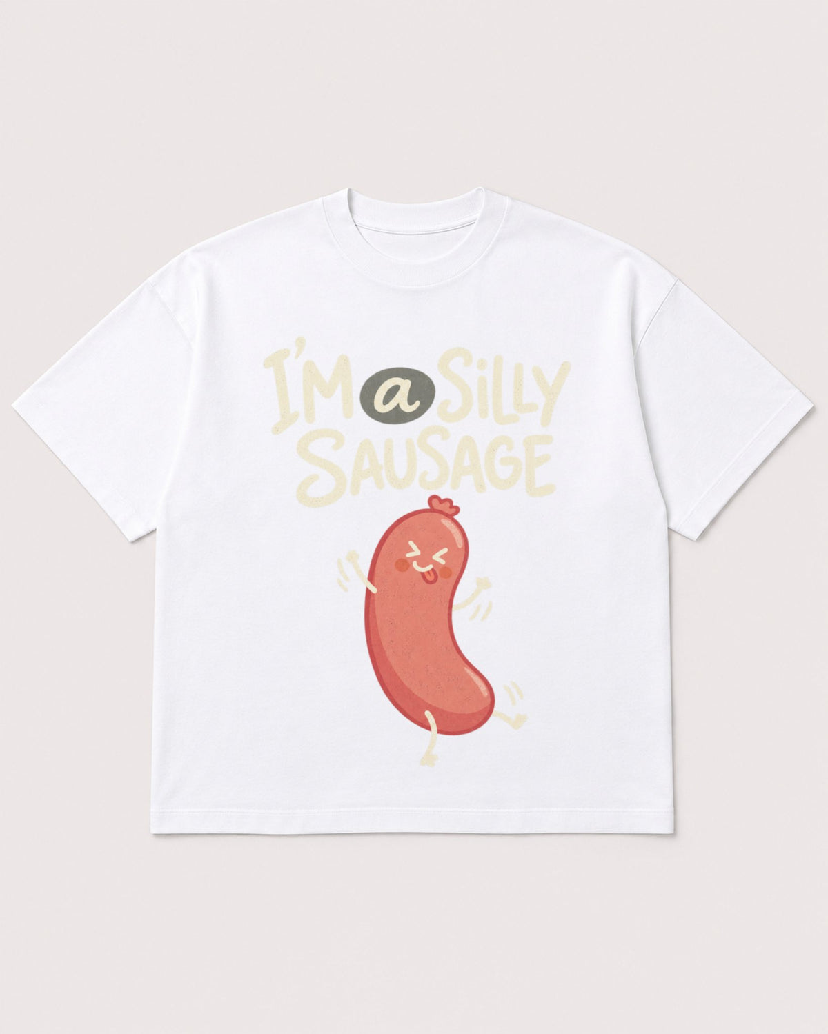Mockup Boxy Heavyweight Tee White product