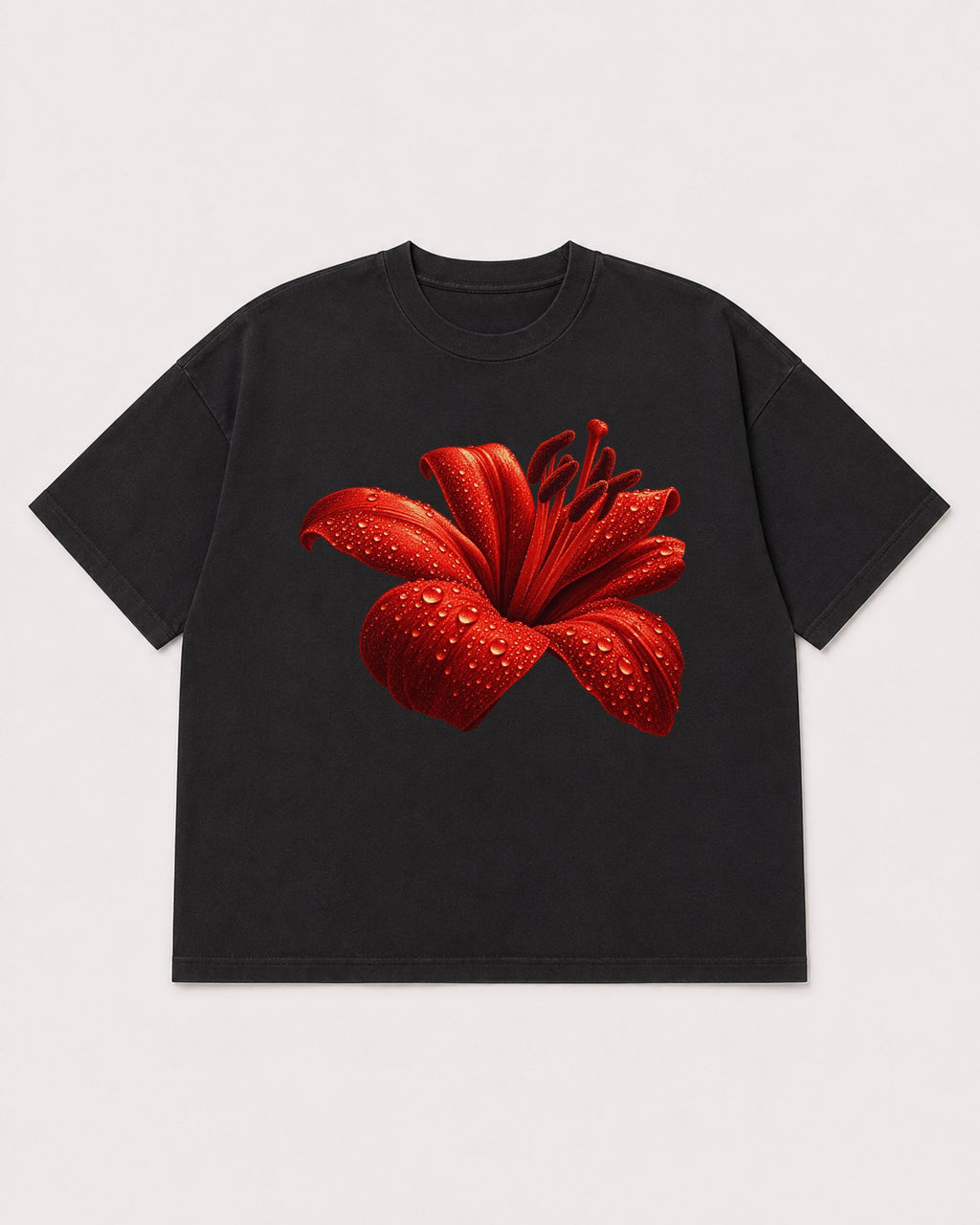 Mockup Boxy Heavyweight Tee Black product