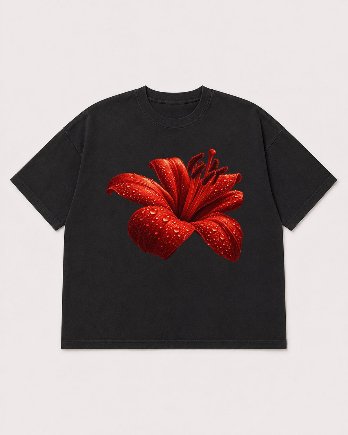 Mockup Boxy Heavyweight Tee Black product