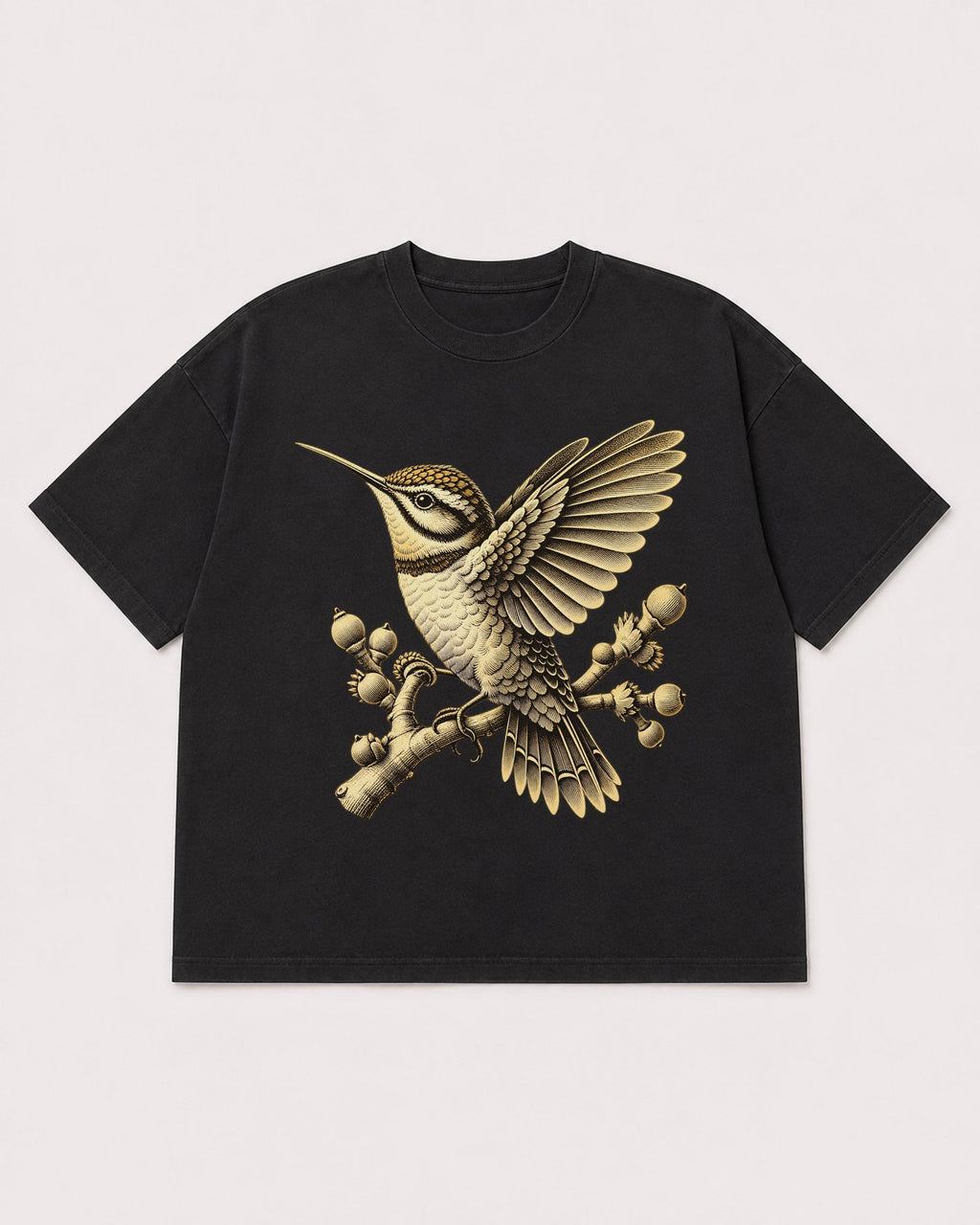Mockup Boxy Heavyweight Tee Black product