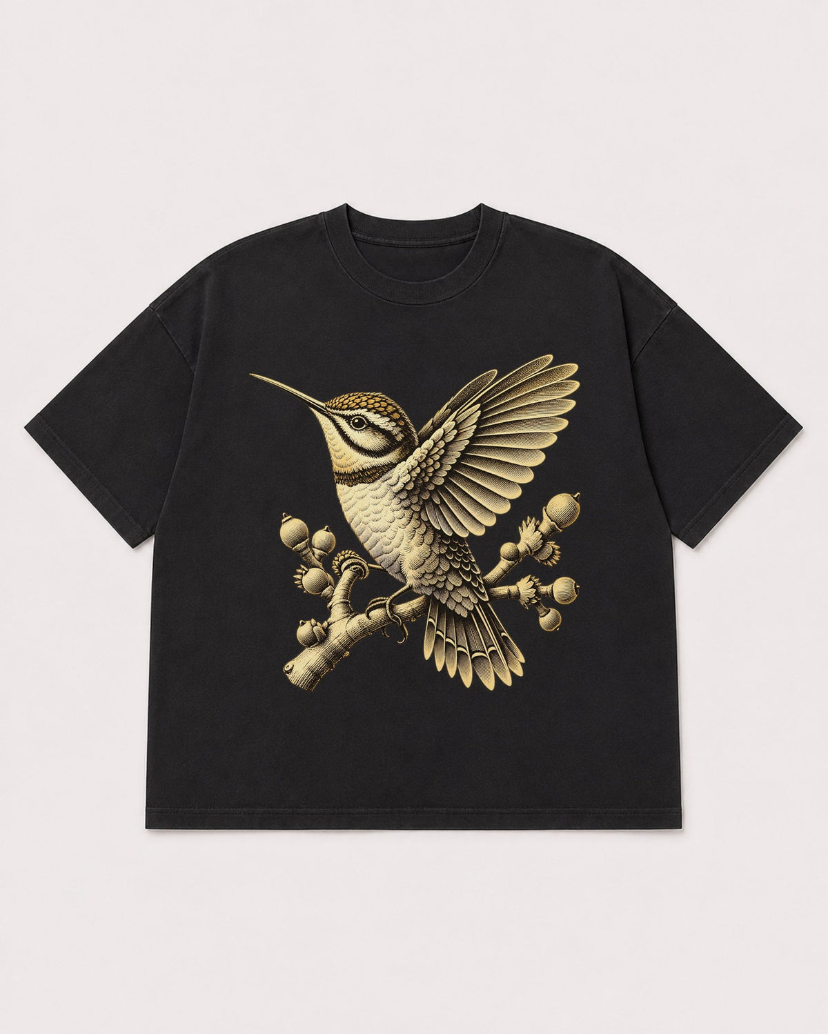 Mockup Boxy Heavyweight Tee Black product