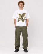 Mockup Boxy Heavyweight Tee White male full-body 09