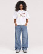 Mockup Boxy Heavyweight Tee White female full-body 05