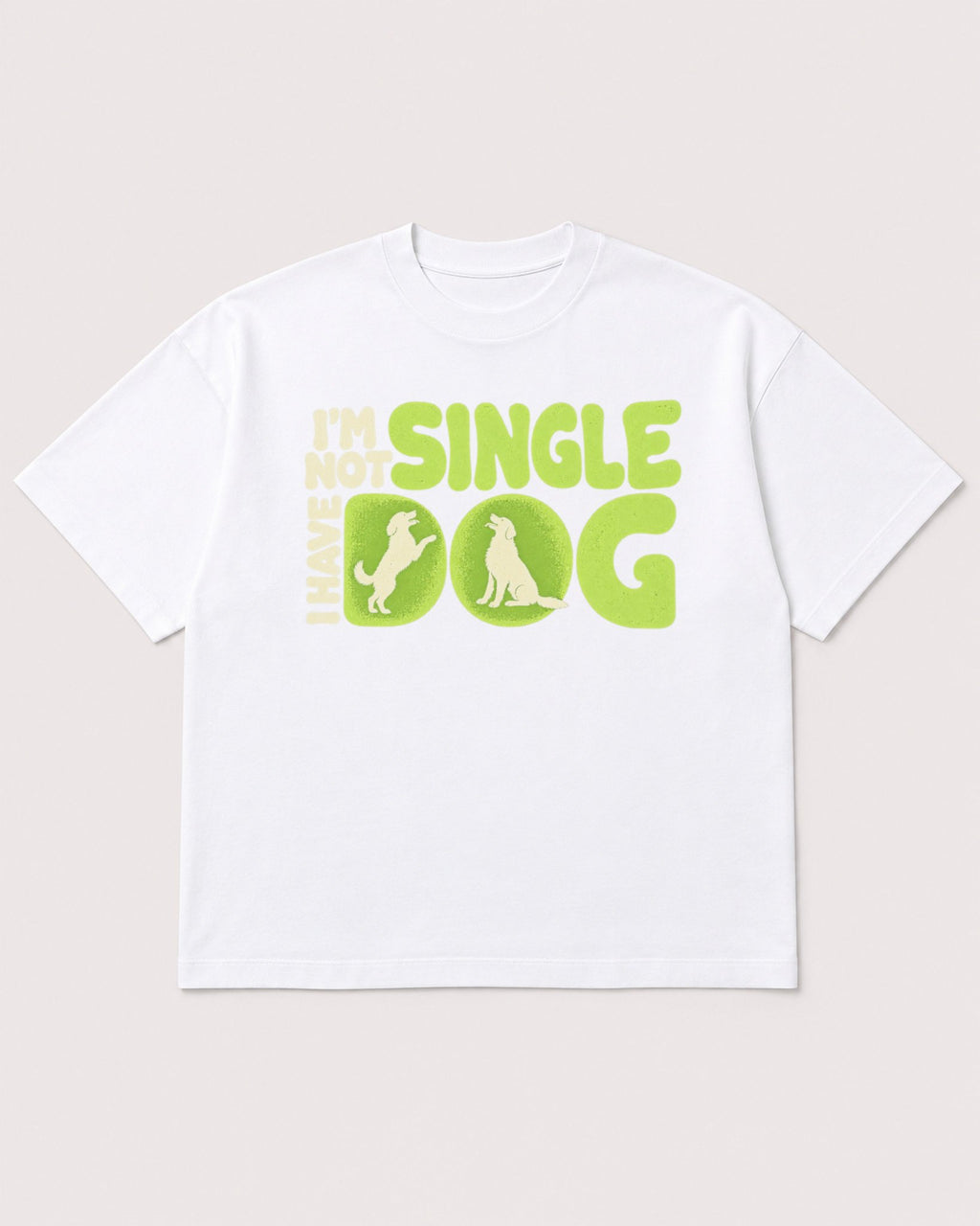 Mockup Boxy Heavyweight Tee White product