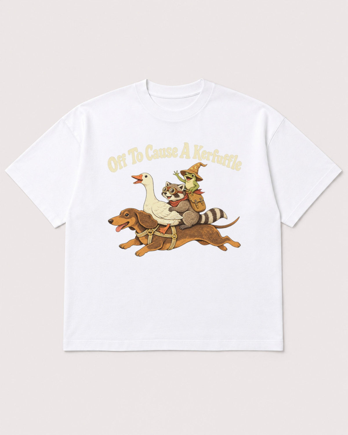 Mockup Boxy Heavyweight Tee White product