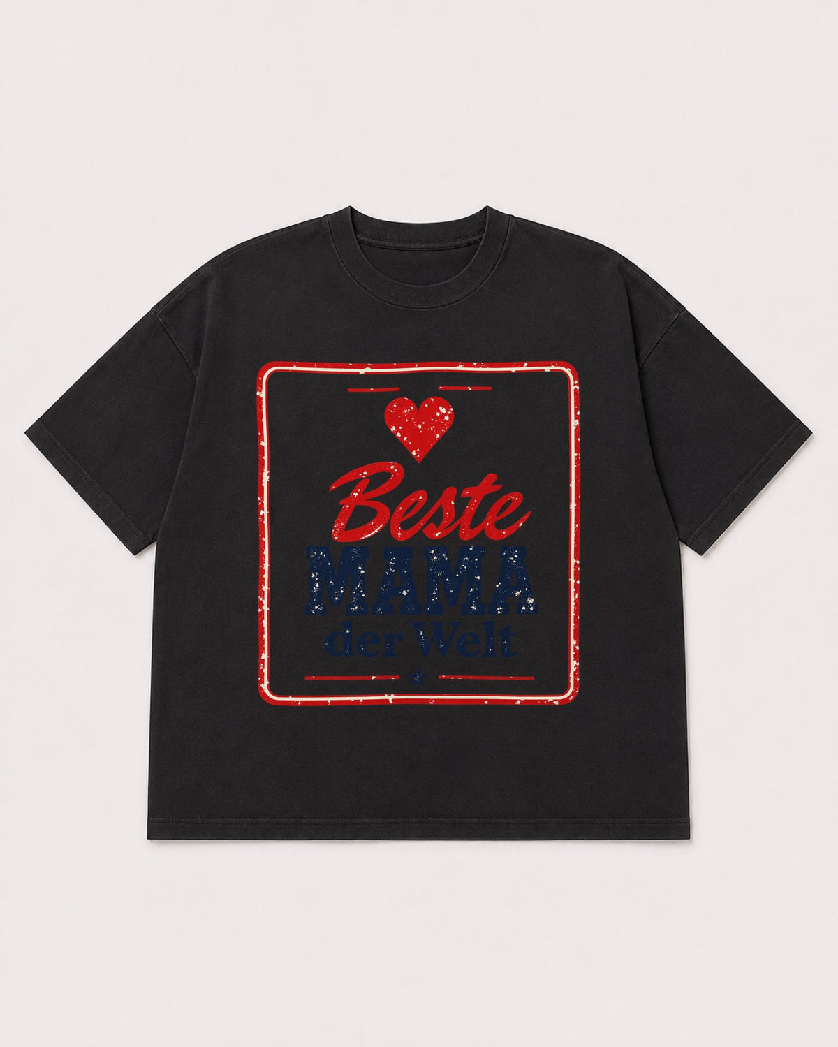 Mockup Boxy Heavyweight Tee Black product