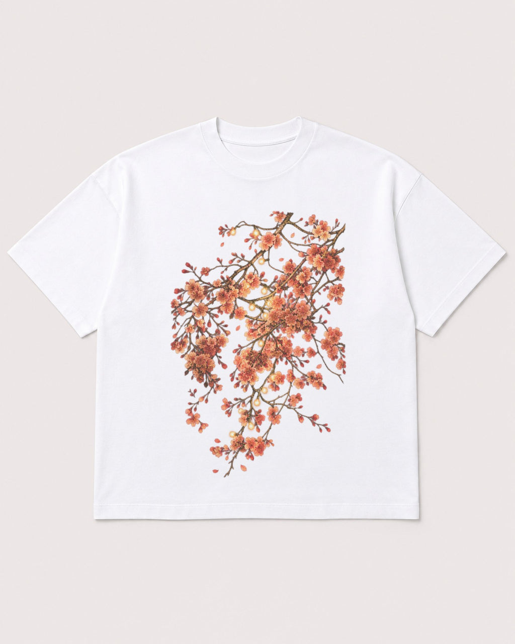 Mockup Boxy Heavyweight Tee White product