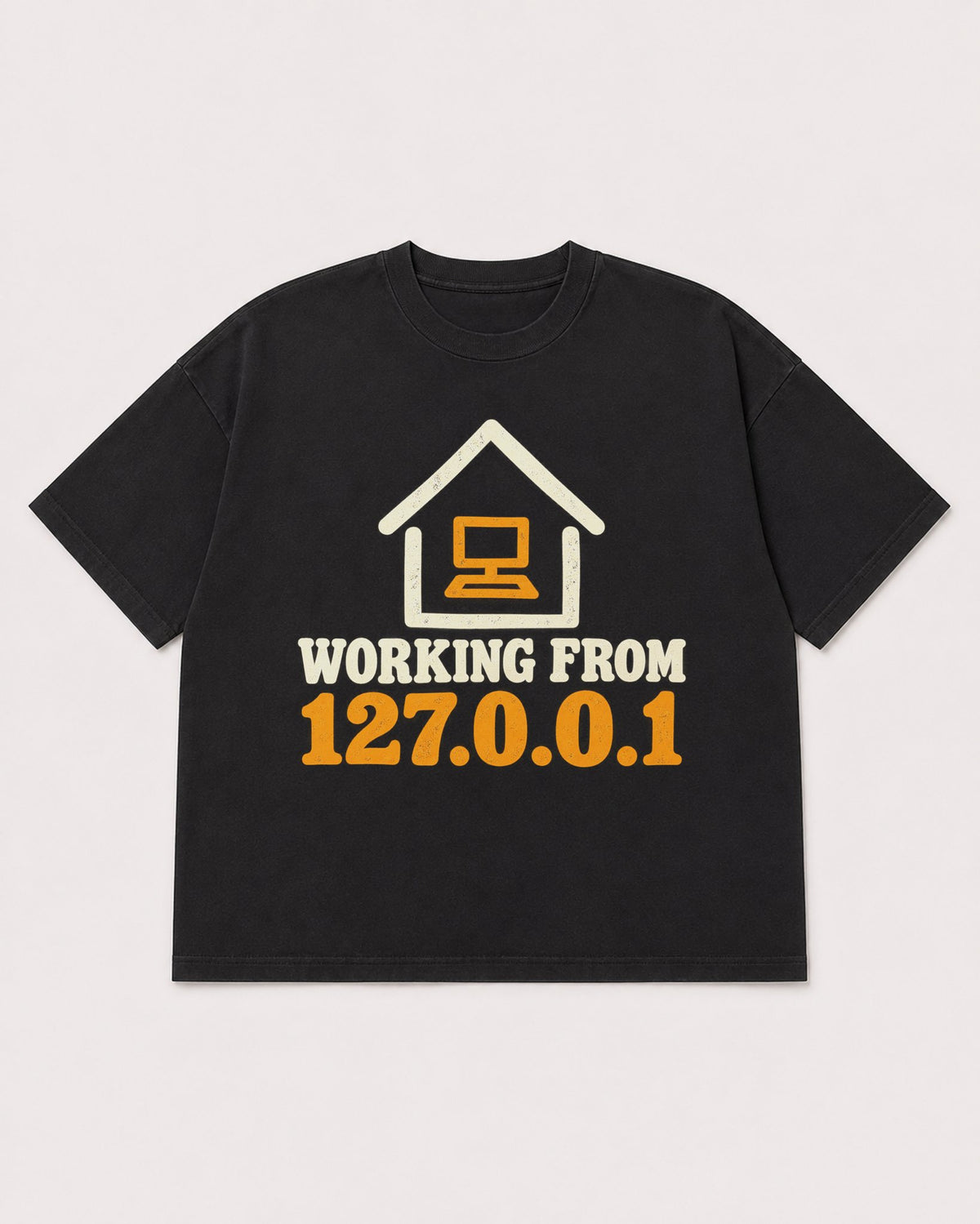 Mockup Boxy Heavyweight Tee Black product