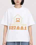 Mockup Boxy Heavyweight Tee White female close-up 11
